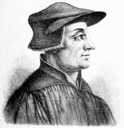 NACE ZUINGLIO (1484+1531), Reformador Suizo.